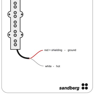 Sandberg PU000104 T5 Black Label Neck Pickup image 3