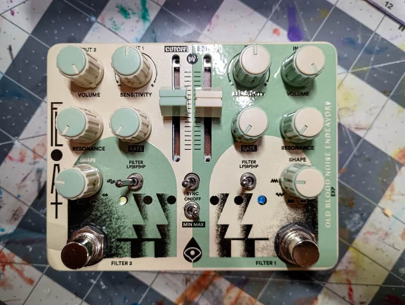 Old Blood Noise Endeavors Float Dual Moving Filter 2022 - Present - Cream / Mint Graphic image 1