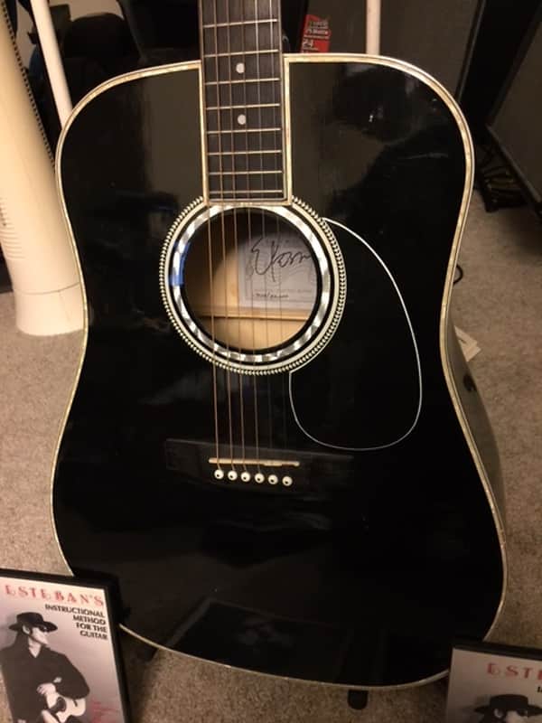 Esteban American Legacy Limited Edition Black & Complete Guitar Package (CD, DVD, Poster & Chord BK) image 1