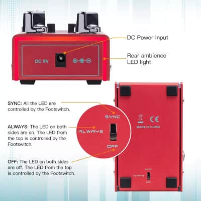 JOYO R-17 Distortion Pedal High Gain Metal Pedal Suit for Riff or Solo Play, FREE PICK + HOLDER+ FREE SHIP USA image 12