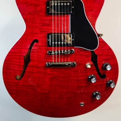 Gibson ES-335 Figured Sixties Cherry Hollowbody Guitar W/ Case image 6