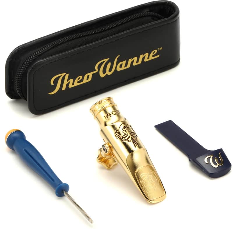 Theo Wanne Lakshmi Alto Saxophone Mouthpiece - 7  Gold-plated image 1
