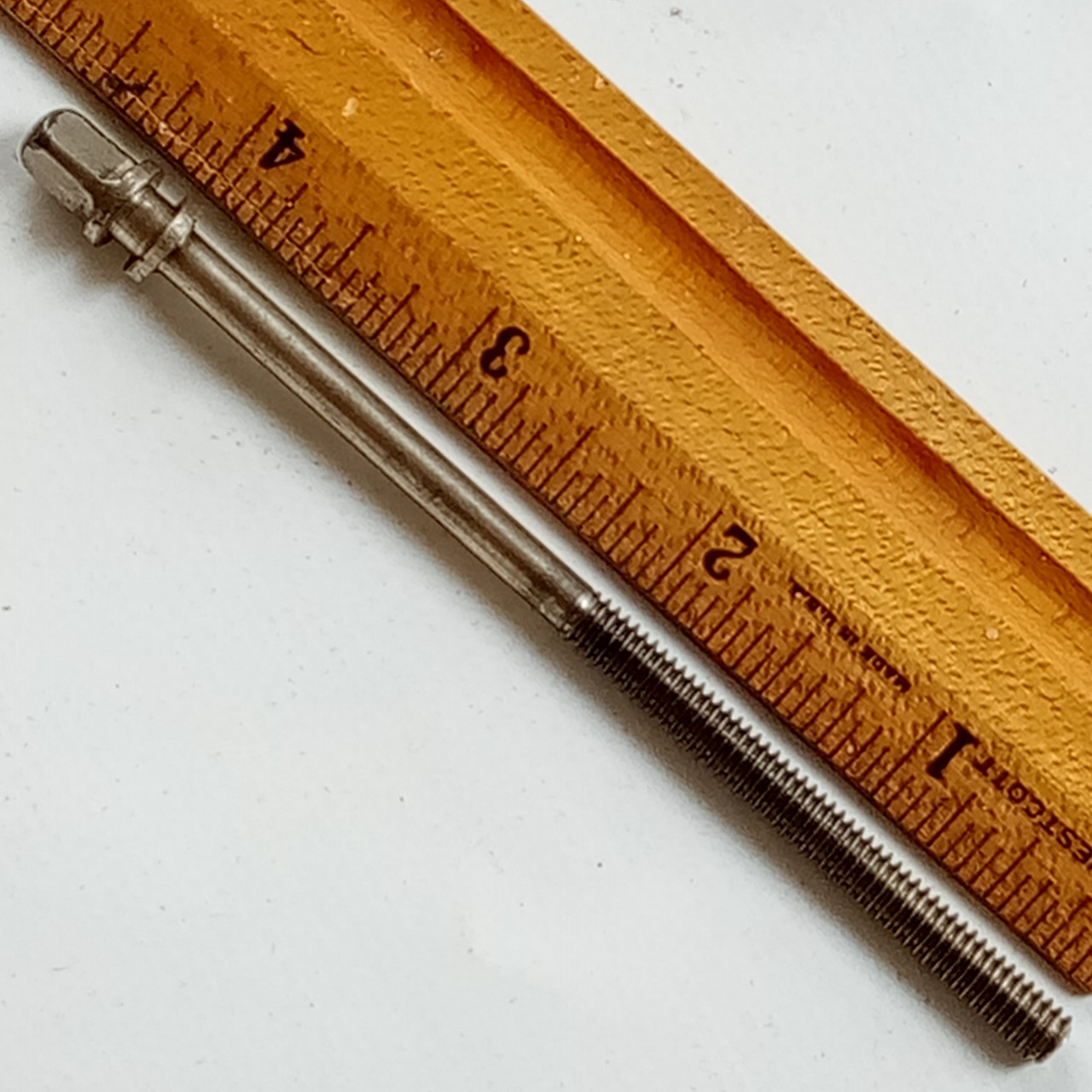 Leedy/Ludwig 1+ 4 1/8" Tension T-Rod Floor Tom/Snare Drum Vintage Nickel Step*VG — main photograph