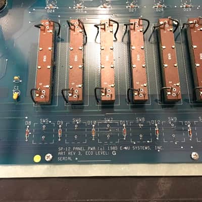 Vintage 1990s EMU E-MU SP-1200 RE-ISSUE SP12 ROSSUM 12-BIT Sampling Drum Machine SSM2044 Analog Filter LOOPS Sampler Sequencer *AS-IS PARTS REPAIR PROJECT image 15