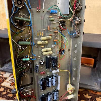Vintage 1970s Carlsbro 100 Top *Partridge Transformers* Guitar Amplifier Head image 17