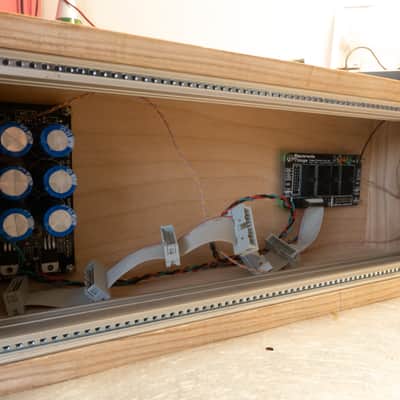 72HP Eurorack Case, Powered - Hand Built, Black Ash Wood image 1