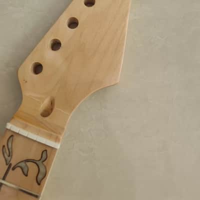 Maple Guitar Neck, 24-Frets Tree of Life Inlay image 3