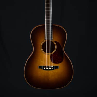 Bourgeois OMS DB Signature Figured Mahogany and Aged Tone Bearclaw Adirondack Spruce Sunburst Used (2022) image 2