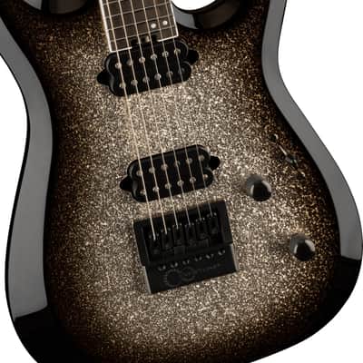 Jackson Pro Plus Series DK Modern EVTN6 Electric Guitar, Ebony Fingerboard, Silver Sparkle image 5