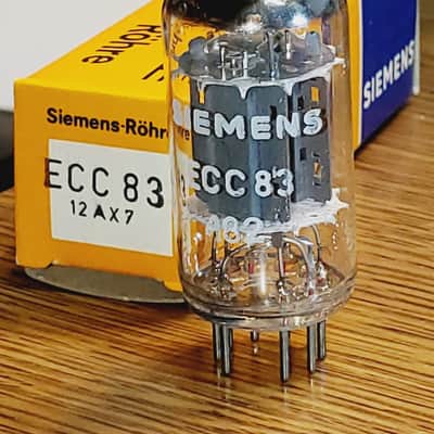 12AX7 Siemens NOS/NIB Smooth Plate MaxiPreamp2/TV7 Tested (1)Tube Lot image 1