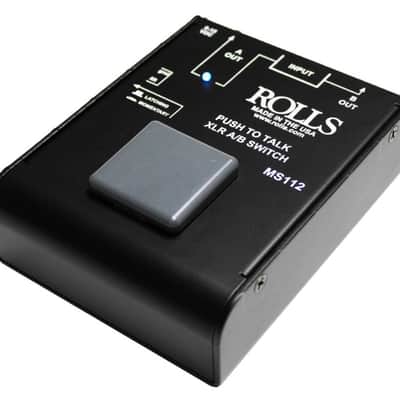 Rolls MS112 Push To Talk XLR A/B Switch