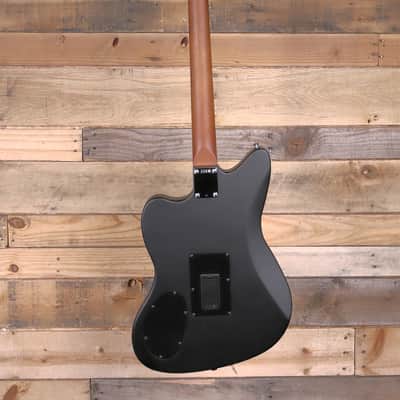 Fender Acoustasonic Standard Jazzmaster Acoustic/Electric Guitar Black image 5