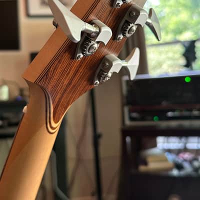 Rick Turner Electroline 5 String Bass 2000 - Dark Green image 4