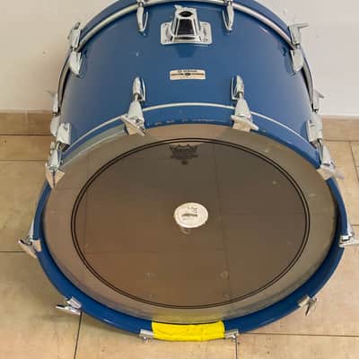 Yamaha 8000 tour custom Cobalt blue 22/12/13/16 snare and hardware image 8
