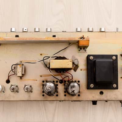 1960s Guyatone GA-930 Vintage Tube Amp Head w/ 6L6, Tokyo Sound Co, Japan image 9