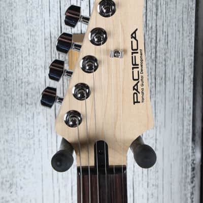 Yamaha PAC112V Double Cut Solid Body Electric Guitar United Blue Finish image 10