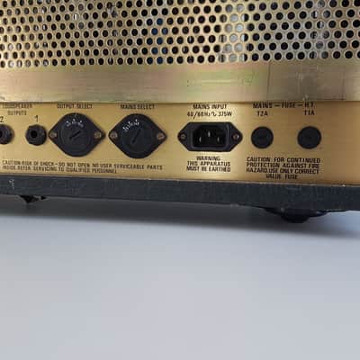 Marshall JCM 800 Lead Series Model 2203 100-Watt Master Volume Head 1984 Black image 11