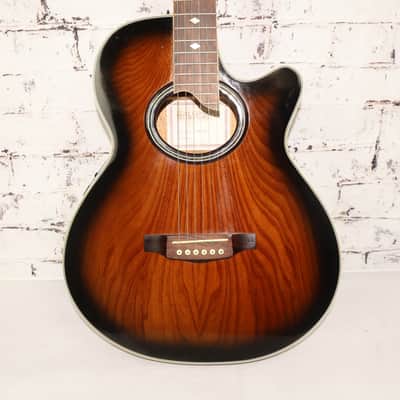 Galveston SB-300 Acoustic Electric Hollow Body Guitar Made in Korea image 2
