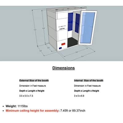 Studiobricks OnePlus VO Edition Vocal Booth image 15