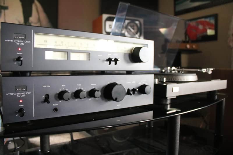 Sansui AU-217 & TU-217 Integrated amplifier & Tuner Set image 1