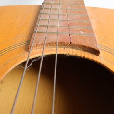 Vintage Italian Classical Guitar – c. 1930–1950 – Sicilian Works - SOLD AS-IS image 18