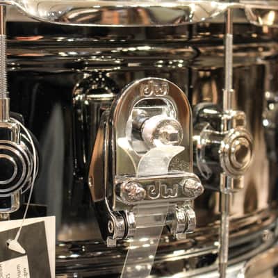 DW Design Black Nickel over Brass 6.5x14 Snare Drum - New! image 3