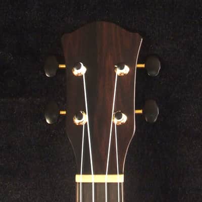 Handmade Tenor Ukulele, Solid Macassar Ebony, Abalone & MOP Inlay, Soft-bag, Bruce Wei UKB17-2027 image 2