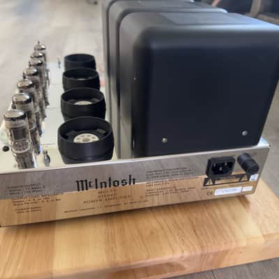 McIntosh MC275 MkII Commemorative Edition 75-Watt Stereo Tube Power Amplifier 1993 - 1994 - Silver image 12
