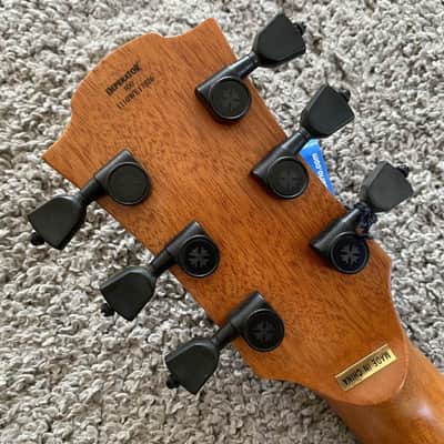 LAG Glossy Black HH Electric Guitar, Solid Mahogany Body, Mahogany Neck, Rosewood Fretboard image 12