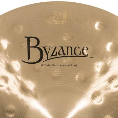 Meinl Byzance Traditional Extra Thin Hammered Crash Cymbal 18 image 4