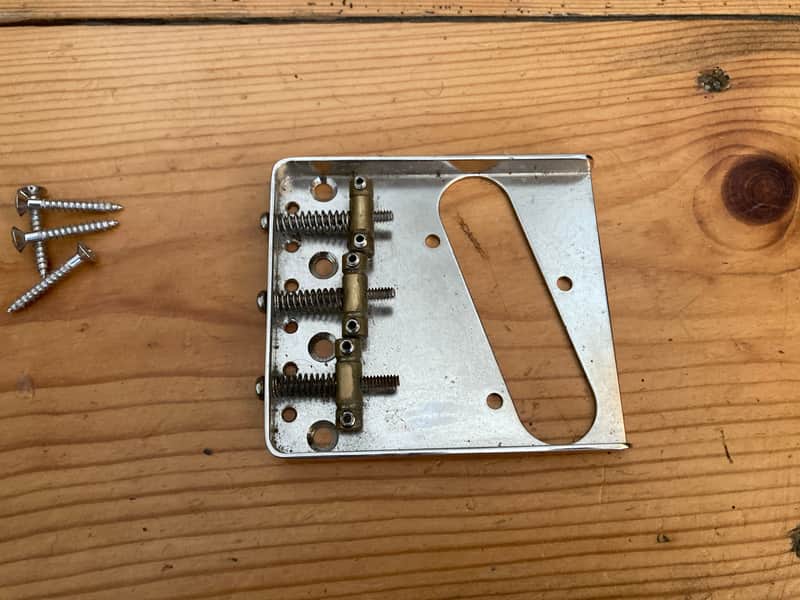Fender Squier Classic Vibe Guitar 50s Telecaster Bridge Plate Aged Left handed image 1
