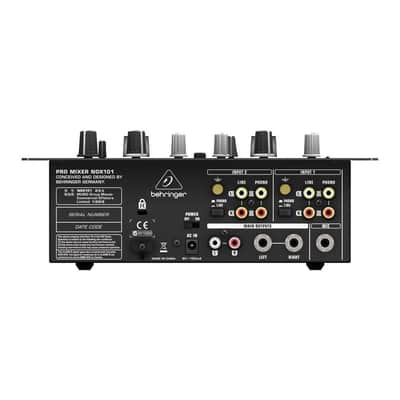 Behringer Pro Mixer NOX101 Premium 2-Channel DJ Mixer with Full VCA-Control and Ultraglide Crossfader, 10Hz-90kHz System Frequency Response image 8