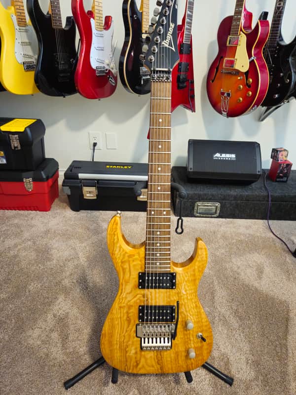 Ibanez, project 7 string loaded body, Wizard neck 2000’s - Clear image 1