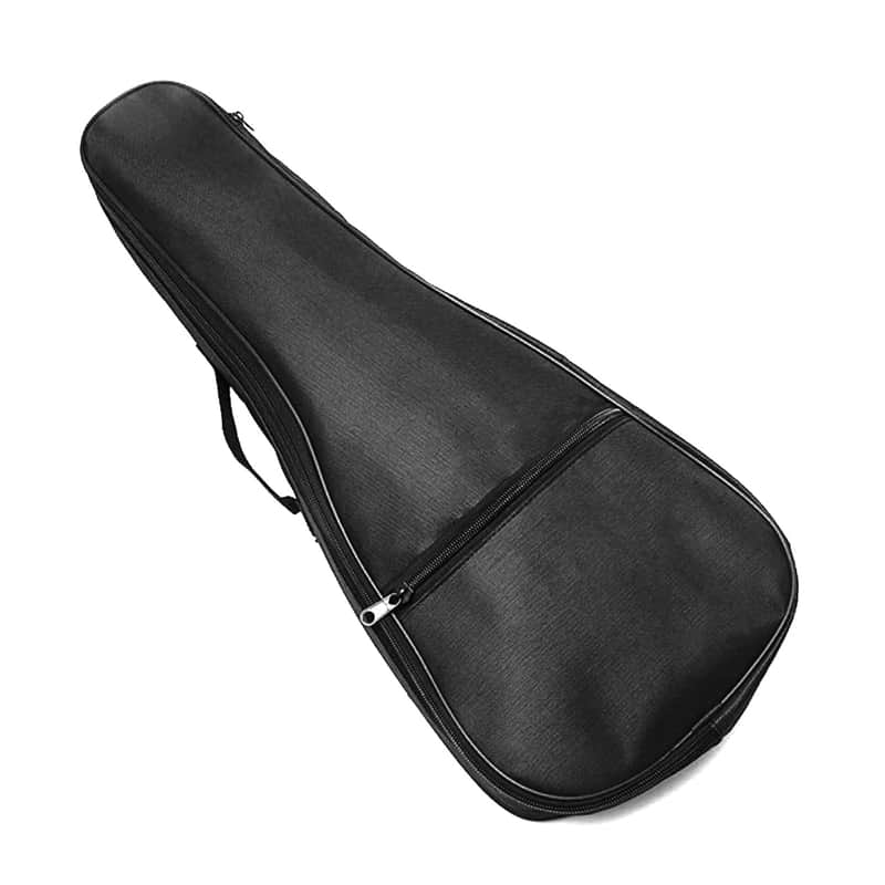 21 Inch Ukulele Case Backpack Straps Gig Bag Case Storage For Travel Performance Concert Show (Black) image 1