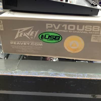 Peavey PV 10 10 Channel USB Mixer 2010s - Black image 3