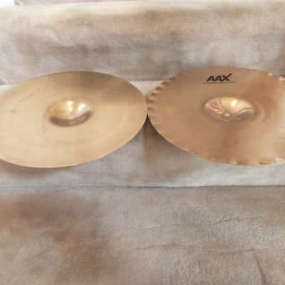 Sabian AAX X Cellerator 14 inch hi hat cymbals 1040/1320 grams excellent condition! image 8