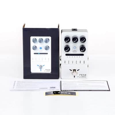 FLAMMA FS02 Reverb Pedal Stereo Guitar Effects with 7 Storable Preset Slots 7 Reverb Effects Room Hall Church Cave Plate Spring Mod True Bypass Trail On image 10