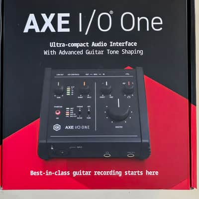 IK Multimedia Axe I/O One USB-C Audio Interface 2023 - Present - Black image 2