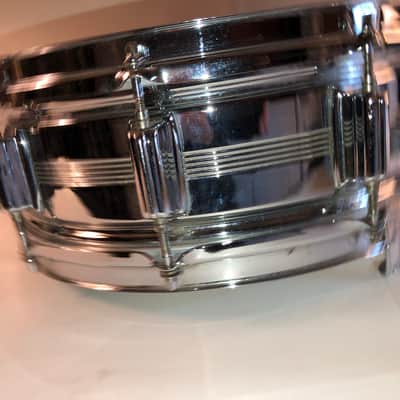 Rogers "Big R" Dyna-Sonic 5x14" Brass Snare Drum 1975 - 1984 - Chrome image 6