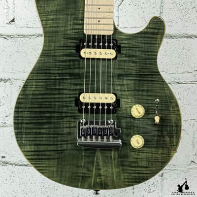 Sterling By Music Man Axis Flame Maple Electric Guitar - Trans Black (#7839) image 1