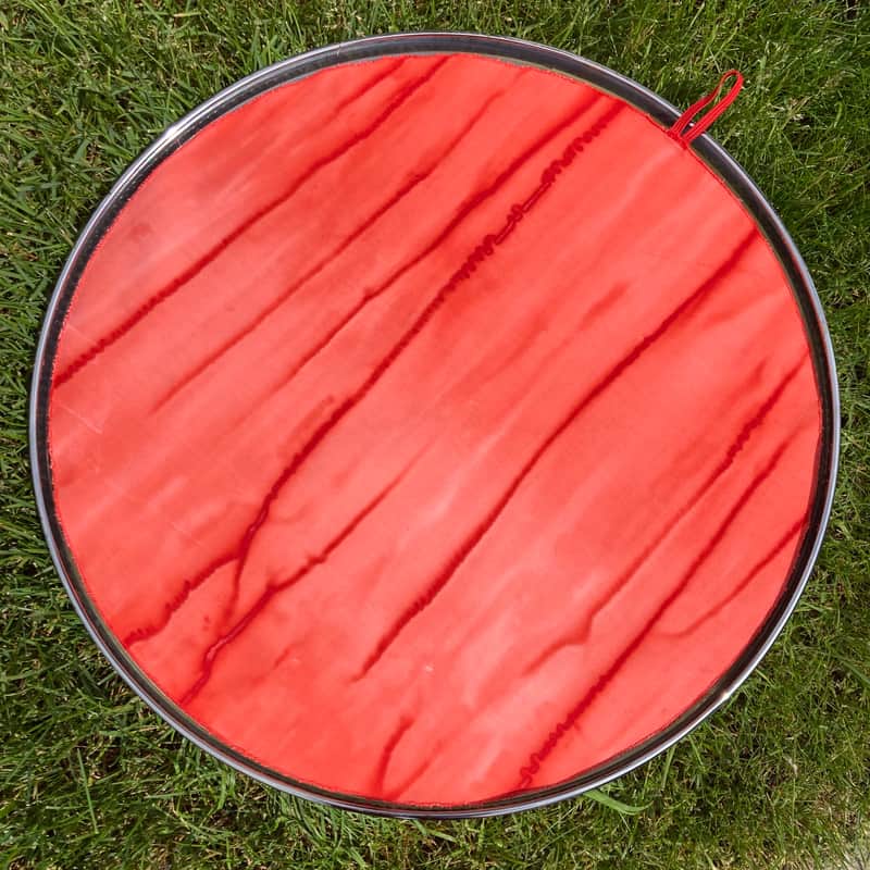 18" single layer Drum Bunny cloth drum cover - dampener - partial mute - compare to Drum Tortillas - Quesadilla - Big Fat Snare image 1