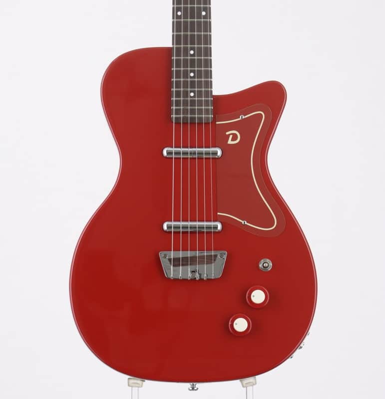 Dolphin Head 6 Pegs [SN 024865]  Danelectro 56 Single Cutaway Guitar Red Danelectro [2.74kg] [01/24] image 1