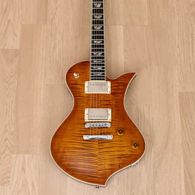2002 Fernandes American Custom Ravelle Custom, Hand-Made w/ AAAAA Flame Maple Top, Case & Tags image 2