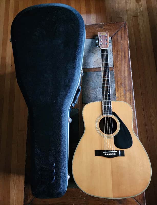 Yamaha FG-340 II acoustic vintage w/TKL case '80s image 1