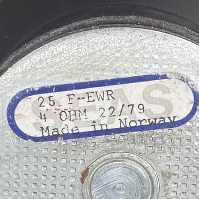 Rare SEAS 25 F-EWX 4-Ohm 10" Vintage Woofers (Pair) – Excellent Condition, Tested image 5