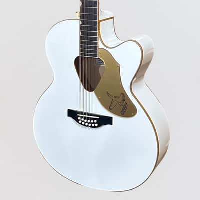 Gretsch G5022CWFE-12 Rancher Falcon Acoustic Electric Guitar - White image 3