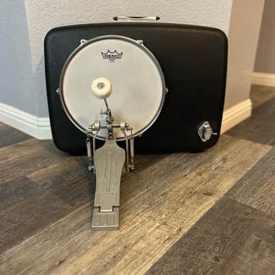 “BLACK WIDOW” busker style suitcase drum by Vintage Suitcase Kick Drums image 4