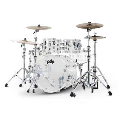 PDP Concept Acrylic 4pc Drum Set image 2