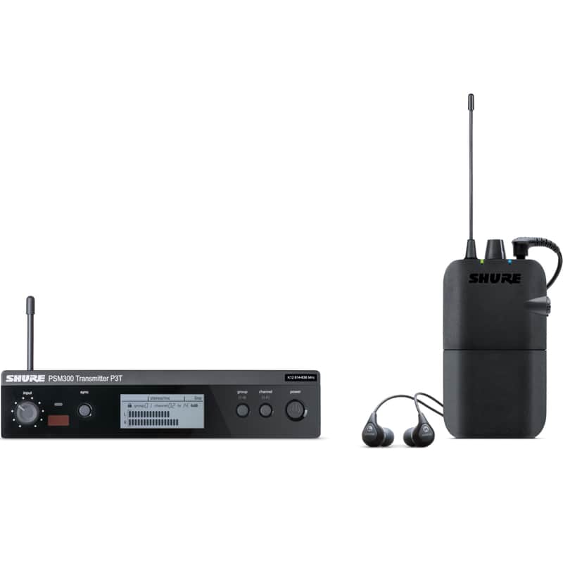 Shure PSM 300 P3TR112GR-G20 Stereo Personal Monitor System FREQ 488-512 MHz UPC 042406353205 image 1