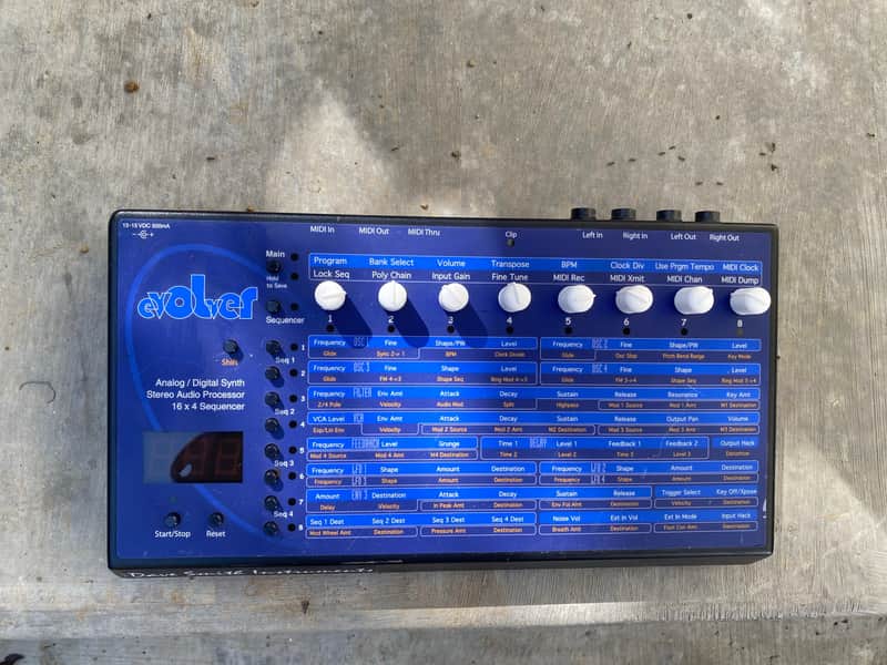 Dave Smith Instruments Evolver Desktop Monophonic Synthesizer 2002 - 2016 - Blue image 1